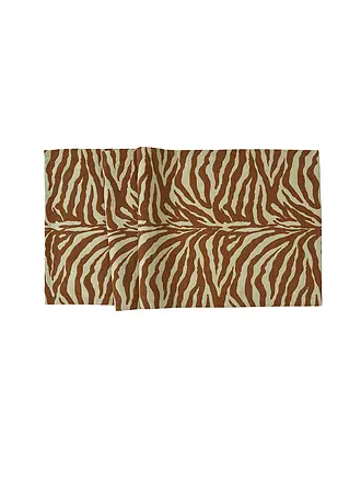 SANDER | Tischläufer KIPO 50x140cm Olive | orange